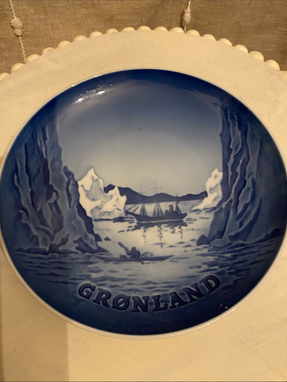 Bing & Grondahl Greenland Arctic Iceberg Wall Plate - Copenhagen